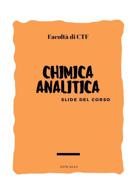 Chimica analitica - Slide