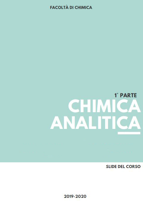 Chimica analitica Parte 1 - Slide