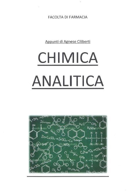 Chimica analitica - Appunti