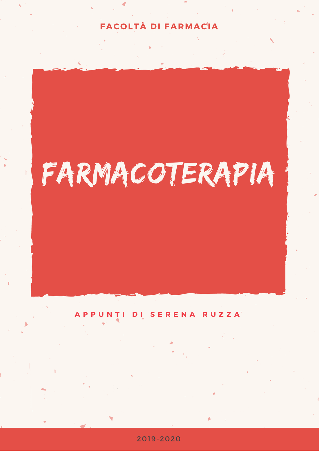 Farmacoterapia Appunti - Farmacia